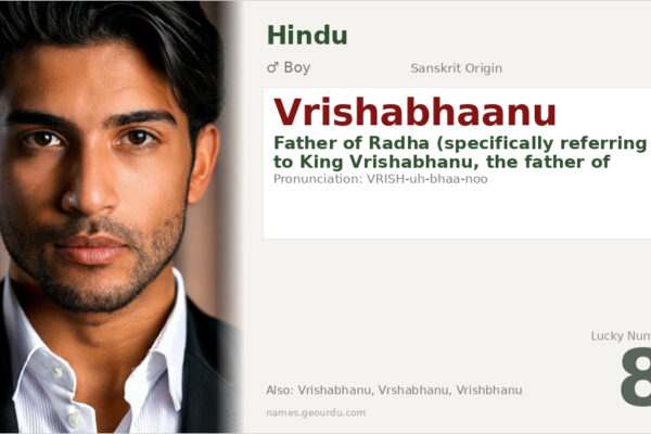 Vrishabhaanu Meaning — Sanskrit Origin, Hindu Boy Name & Mythology (2025)