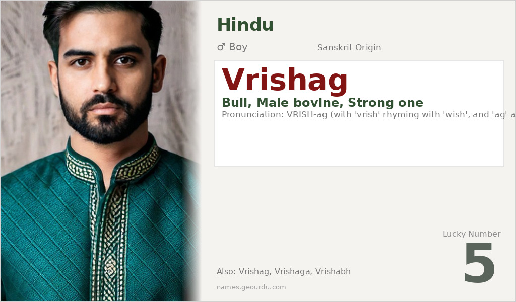 Vrishag Name Meaning and Details