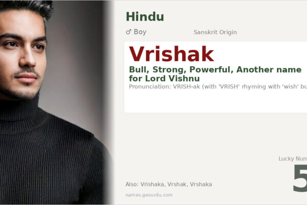 Vrishak Name Meaning — Sanskrit Origin, Hindu Boy Name & Details (2025)