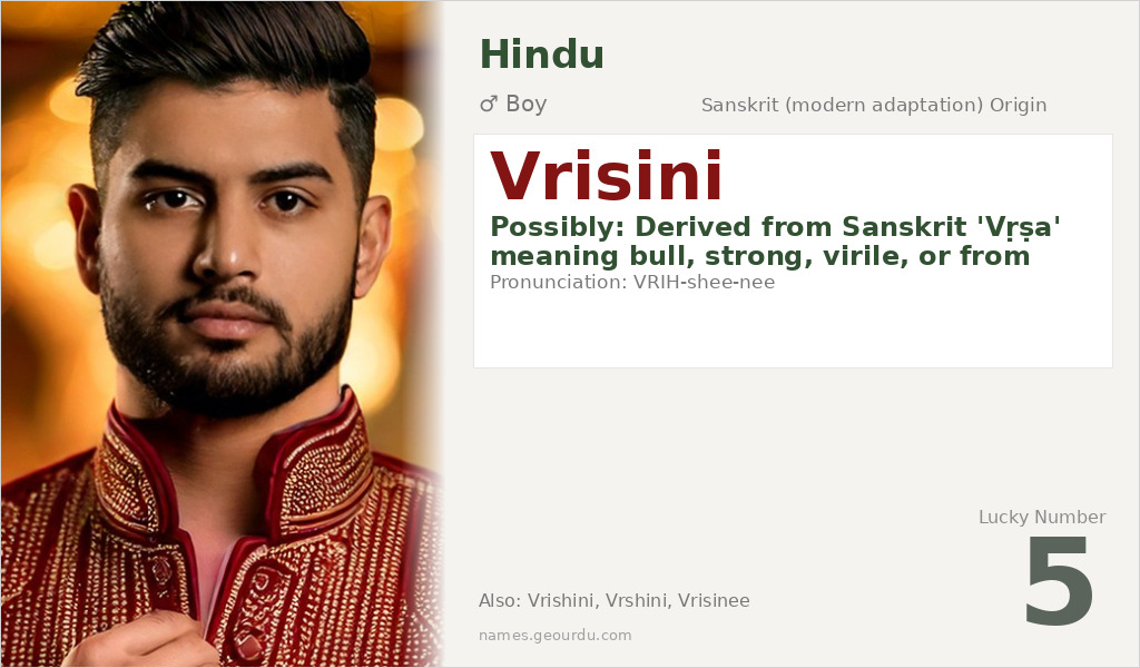 Vrisini Name Meaning and Details