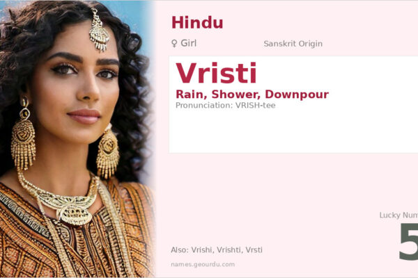 Vristi Name Meaning — Sanskrit Origin, Girl Name & Details (2025)