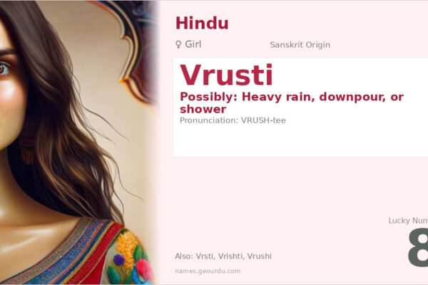 Vrusti Name Meaning — Origin, Gender & Details (2025)