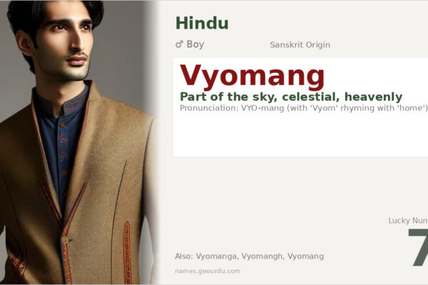 Vyomang Meaning — Sanskrit Origin, Boy Name & Celestial Significance (2025)