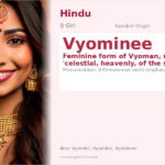 Vyominee Name Meaning and Details