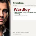 Wardley Name Meaning and Details