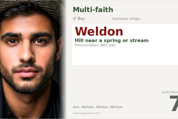 Weldon Name Meaning — English Origin, Boy Name & Details (2025)