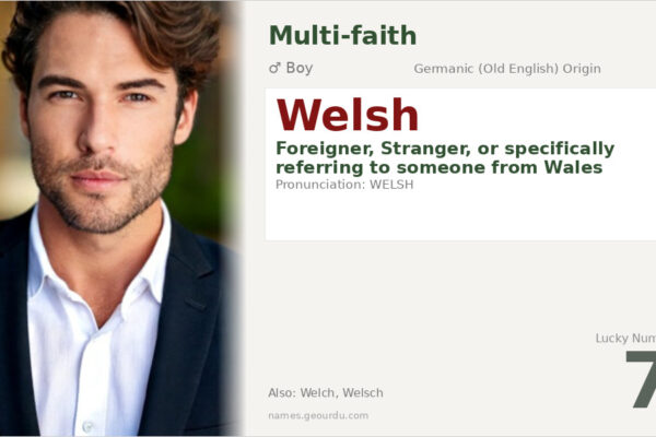 Welsh Name Meaning — Origin, Gender & Details (2025)