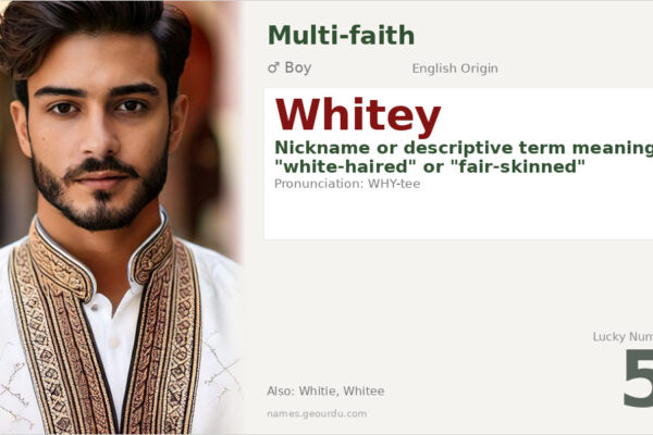 Whitey Name Meaning — Origin, Gender & Details (2025)
