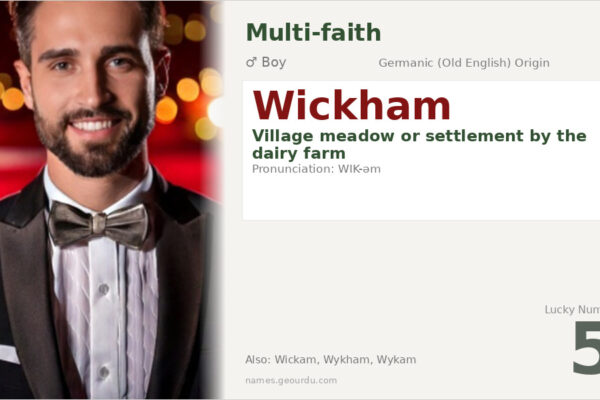 Wickham Name Meaning — Origin, Gender & Details (2025)