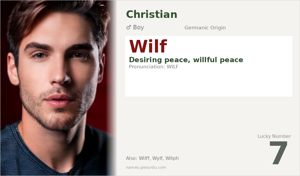 Wilf Name Meaning and Details