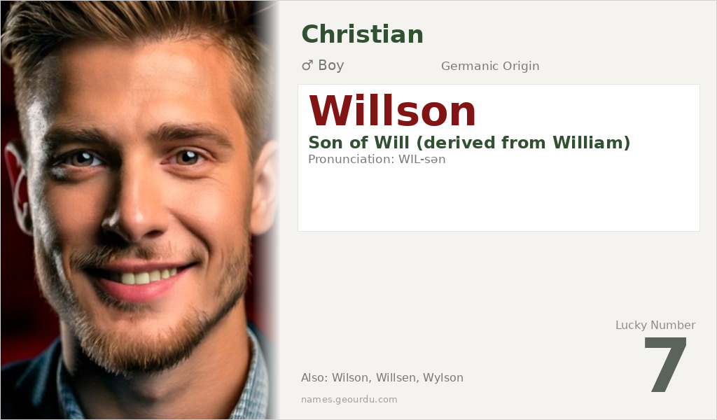 Willson Name Meaning and Details