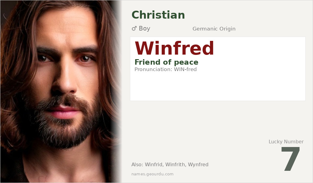 Winfred Name Meaning and Details
