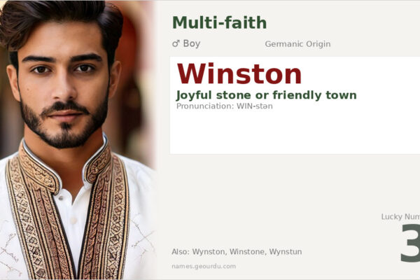 Winston Name Meaning — Origin, Gender & Details (2025)