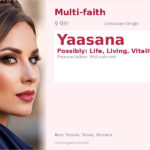 Yaasana Name Meaning and Details