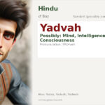 Yadvah Name Meaning and Details