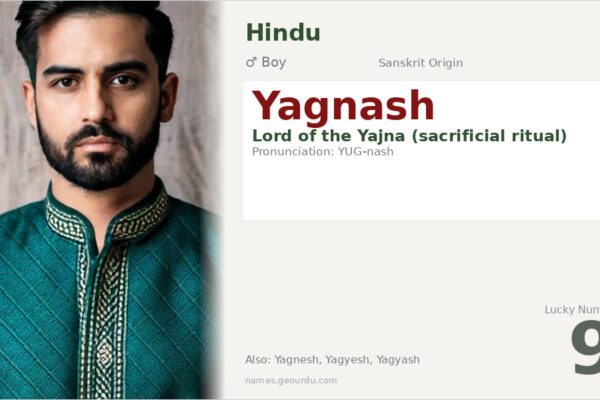 Yagnash Name Meaning — Sanskrit Origin, Boy Name & Details (2025)