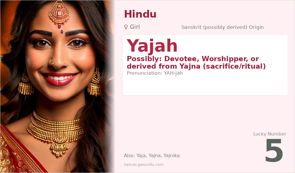 Yajah Name Meaning and Details