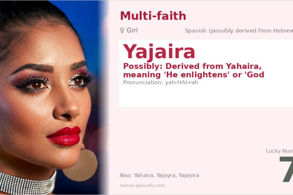 Yajaira Name Meaning — Origin, Gender & Details (2025)