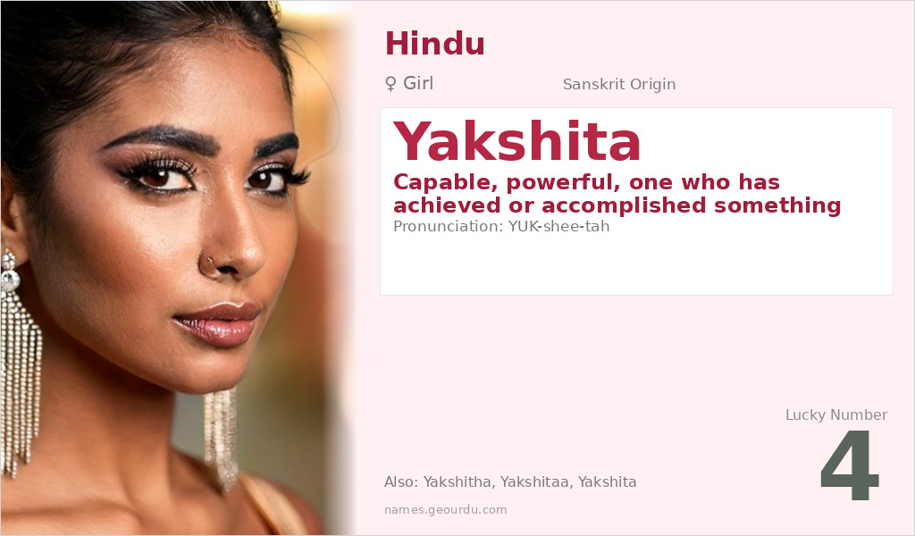 Yakshita Name Meaning and Details