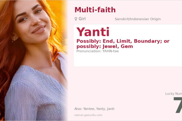 Yanti Name Meaning — Origin, Gender & Details (2025)