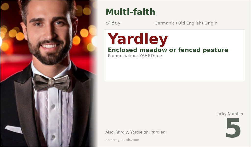 Yardley Name Meaning and Details