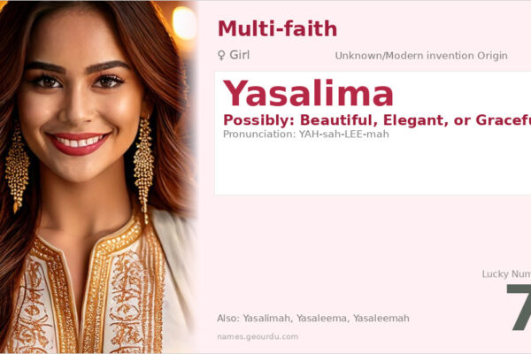 Yasalima Name Meaning — Origin, Gender & Details (2025)