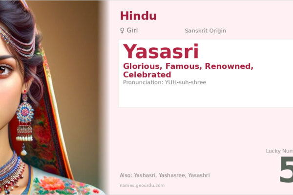 Yasasri Name Meaning — Sanskrit Origin, Girl Hindu Name & Details (2025)