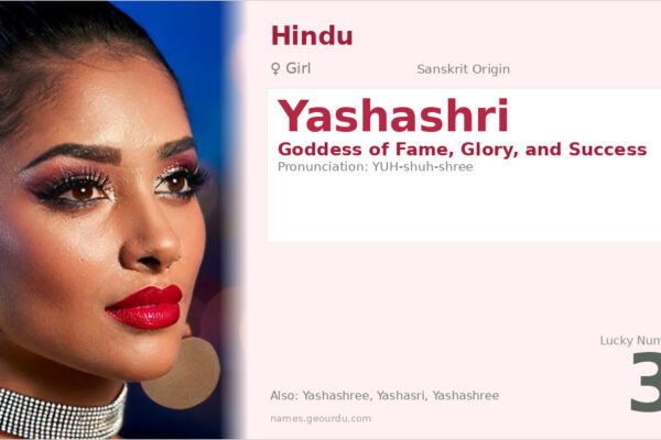 Yashashri Name Meaning — Sanskrit Origin, Girl Name & Details (2025)