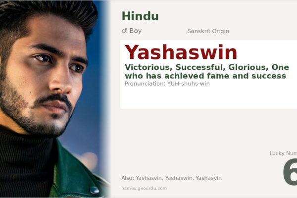 Yashaswin Name Meaning — Sanskrit Origin, Boy Name & Details (2025)