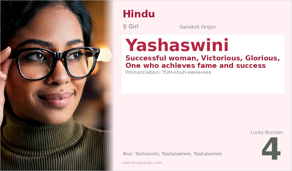 Yashaswini Name Meaning and Details