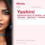 Yashini Name Meaning and Details