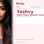 Yashvy Name Meaning and Details