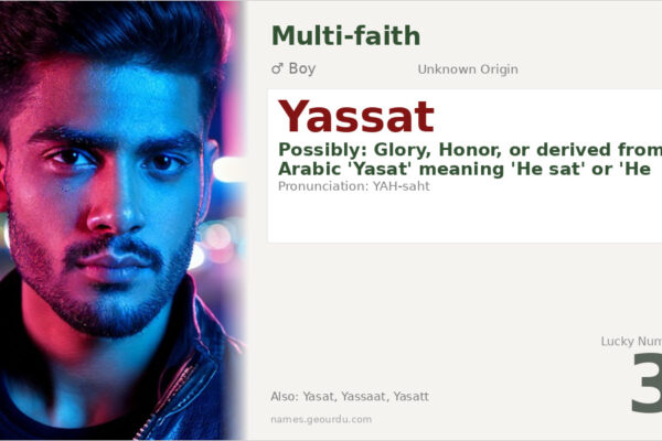 Yassat Name Meaning — Origin, Gender & Details (2025)