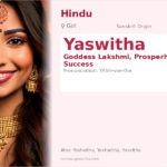 Yaswitha Name Meaning and Details