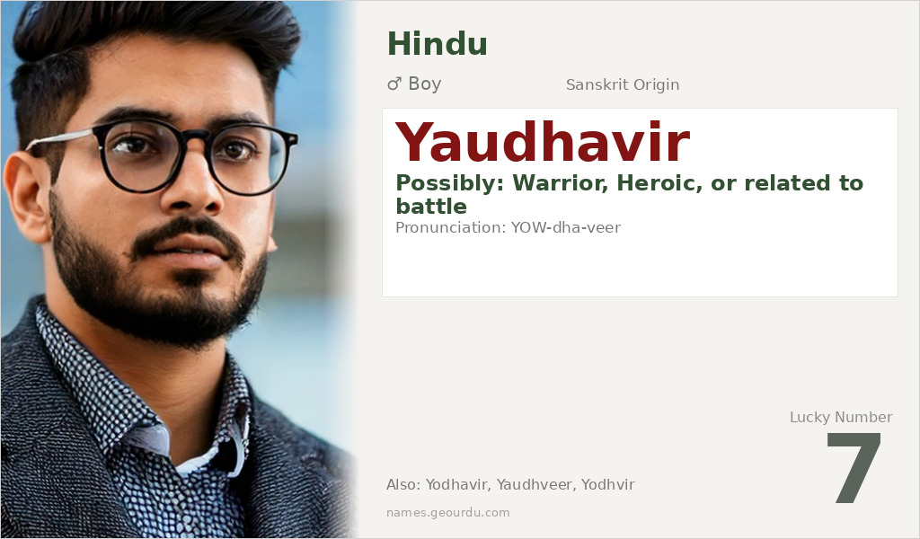 Yaudhavir Name Meaning and Details