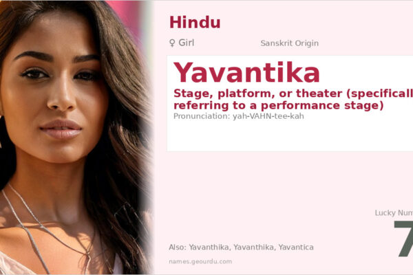 Yavantika Name Meaning — Sanskrit Origin, Girl Name & Details (2025)
