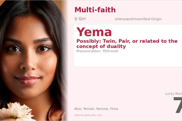 Yema Name Meaning — Origin, Gender & Details (2025)