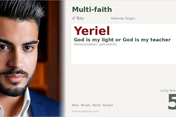 Yeriel Name Meaning — Hebrew Origin, Boy Name & Angelic Significance (2025)