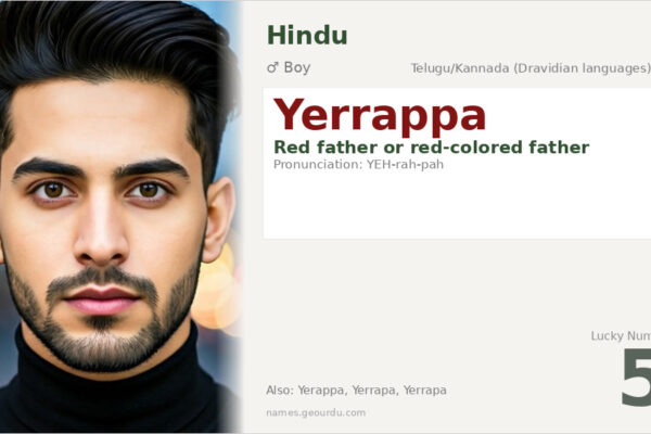 Yerrappa Name Meaning — Origin, Gender & Details (2025)