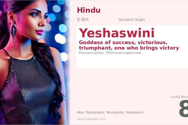Yeshaswini Name Meaning — Sanskrit Origin, Girl Name & Details (2025)