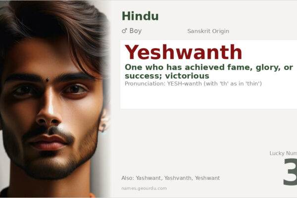 Yeshwanth Name Meaning — Sanskrit Origin, Boy Name & Details (2025)