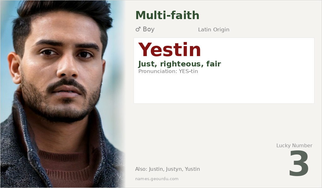 Yestin Name Meaning and Details