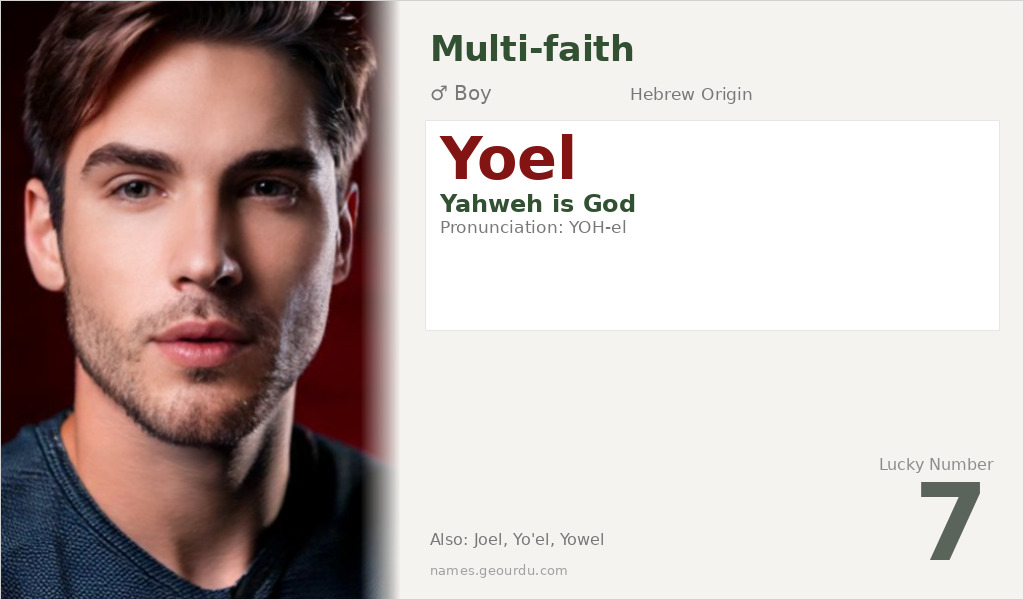 Yoel Name Meaning and Details