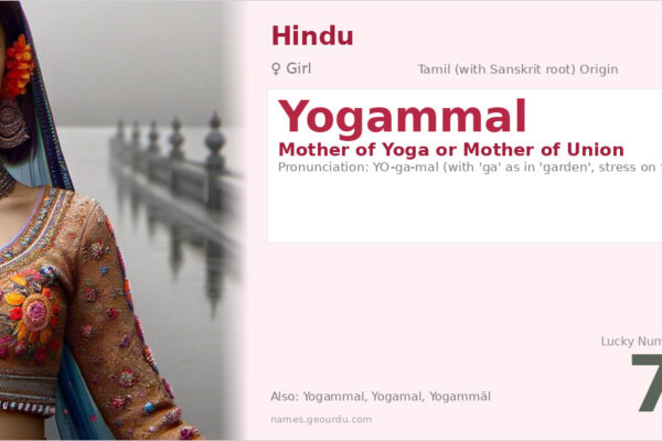 Yogammal Name Meaning — Tamil Origin, Girl Name & Spiritual Significance