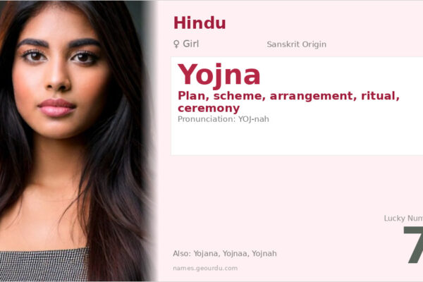 Yojna Name Meaning — Sanskrit Origin, Girl Hindu Name & Details (2025)
