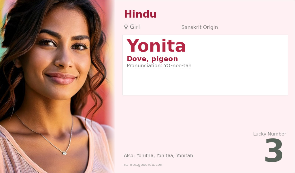 Yonita Name Meaning and Details
