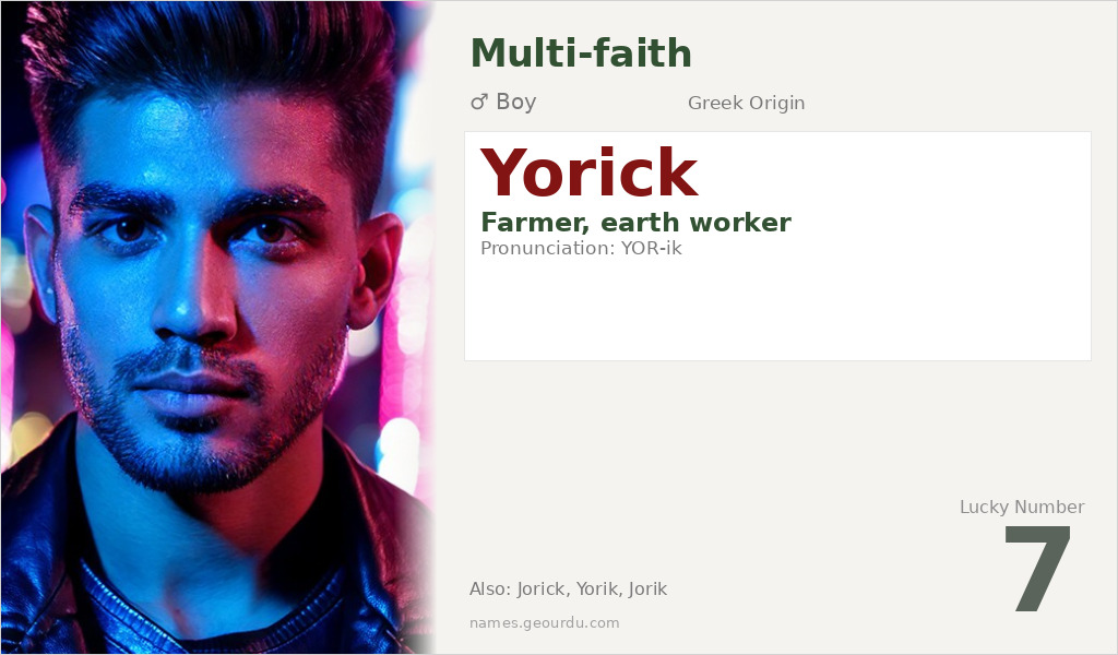 Yorick Name Meaning and Details