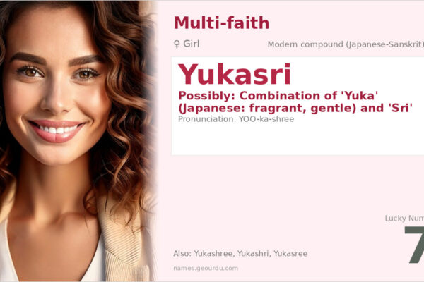 Yukasri Name Meaning — Origin, Gender & Details (2025)