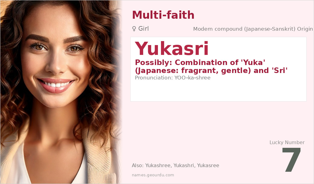 Yukasri Name Meaning and Details