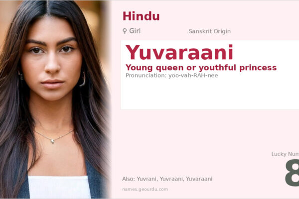 Yuvaraani Name Meaning — Sanskrit Origin, Girl Name & Details (2025)